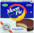 MoonPie Single Decker Chocolate Marshmallow Sandwich -(96Count Total) | Chocolate Covered Graham Cracker &amp Marshmallow Pie 2 Ounce (Pack of 8)