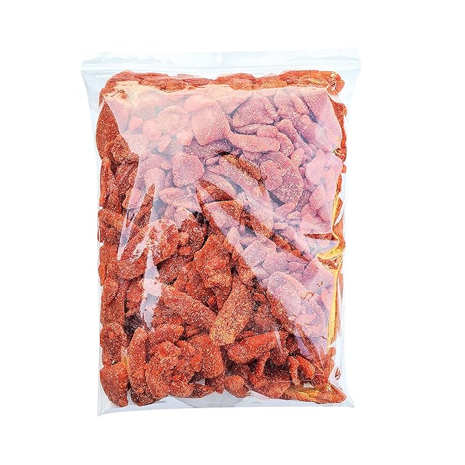 Tuky Spicy Mango Slices 5Lb Bulk Deal Chili covered sweet Snacks Appetizers real fruit great Flavored