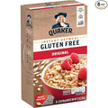 Quaker Instant Oatmeal Gluten Free Original Breakfast Cereal 1.23oz -10 count (Pack of 6 )