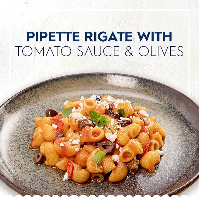 Barilla Pipette Pasta 16 oz. Box (Pack of 12) - Non-GMO Made with Durum Wheat Semolina - Kosher Certified