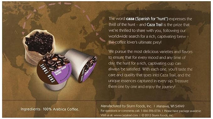 Caza Trail Coffee Donut Shop Blend 56 Single Serve Cups