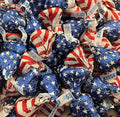 Kisses Milk Chocolate Red-White and Blue USA Flag Patriotic Candy 2 Lb Bulk