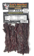 Lee's Market Natural Double-Smoke Beef Jerky - Soft &amp Tender - Healthy Low Carb Gluten-Free Snack - Paleo &amp Keto-Friendly - Michigan Made Handcrafted Jerky - Specialty Gourmet Meat Snacks - 8