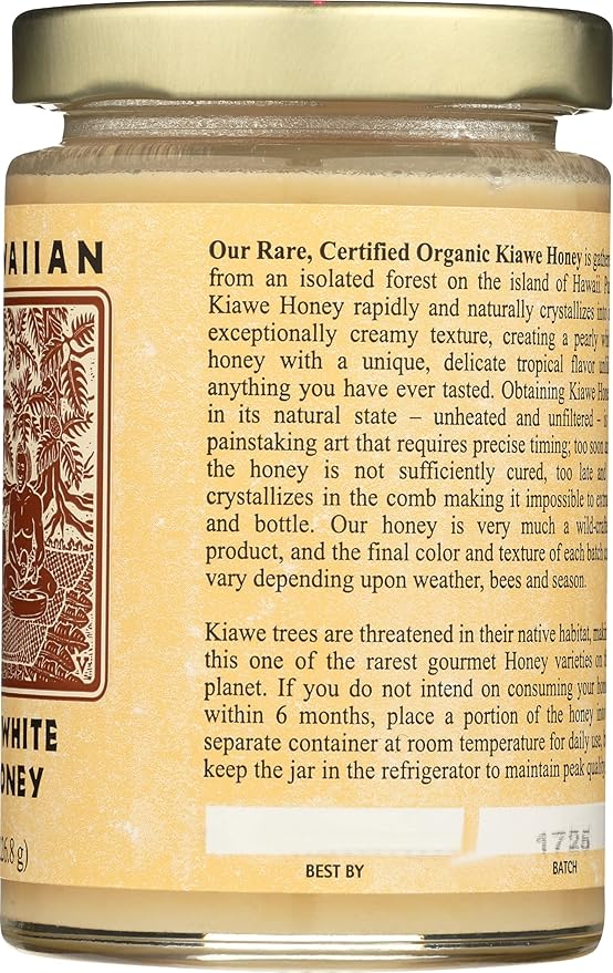 Rare Hawaiian Honey White 8 Ounce
