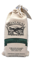Hualalai Estate Hawaiian Ground Coffee Gift Bag - Medium Dark Roasted Kona Grown Beans - Pesticide-Free Gourmet Grade Premium Coffee (8 oz)