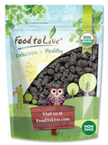 Food to Live Organic Dried Black Mulberries 8 Ounces – Non-GMO Raw Fruit Unsulfured Unsweetened Vegan Mulberry in Bulk. Great for Snacking Desserts and Granola. No Sugar Added. Morus nigra