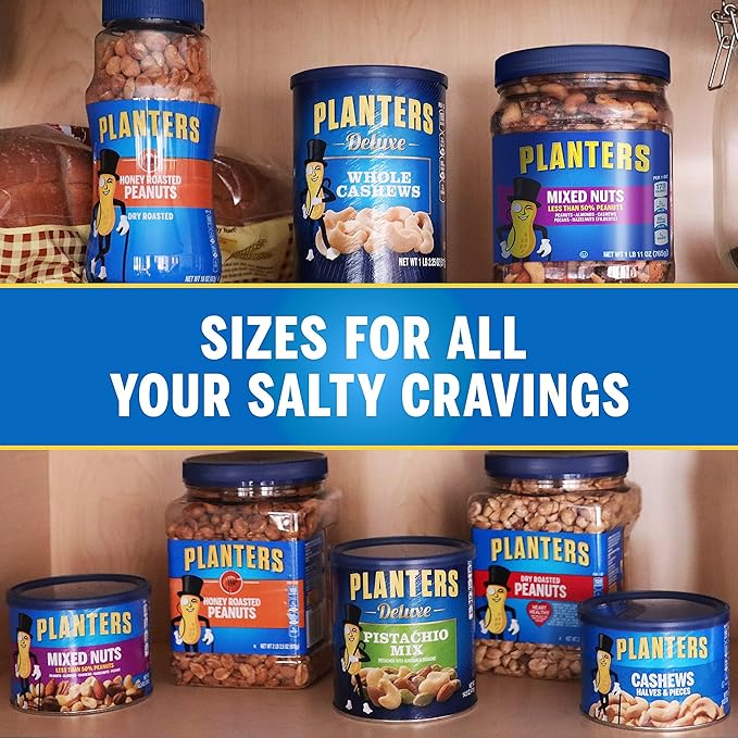 Planters Mixed Nuts Jar 27 Ounce (Pack of 2)