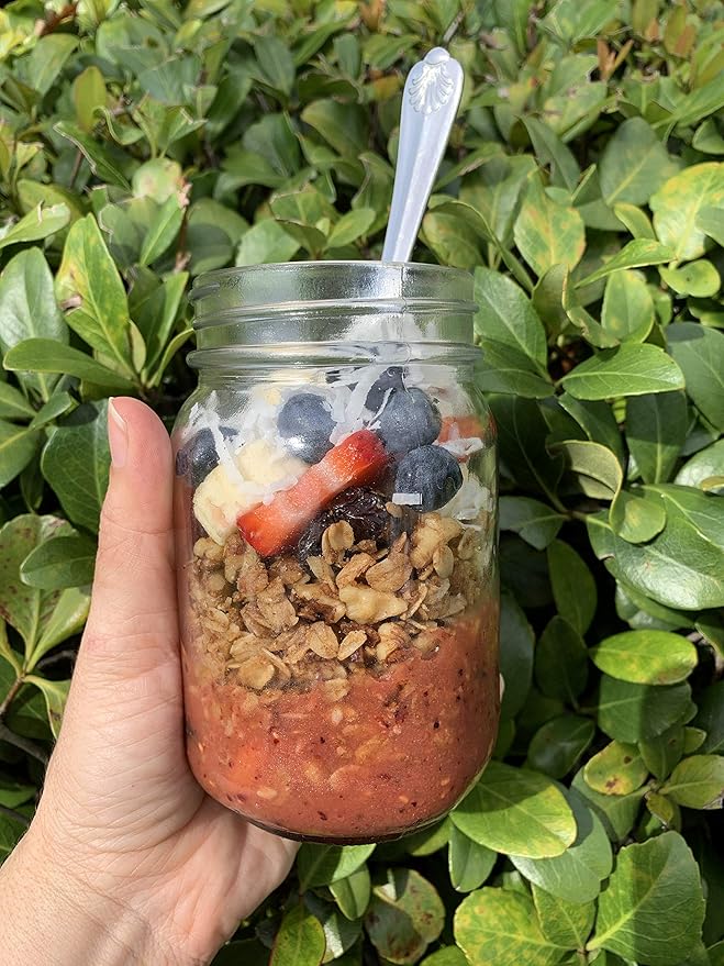 Cravings Daily Granola Variety- 3 Pack- Michigan Cherry &amp Roasted Nuts Apricot Blueberry Coconut &amp Macadamia Nut and Michigan Cherry &amp Sliced Almond