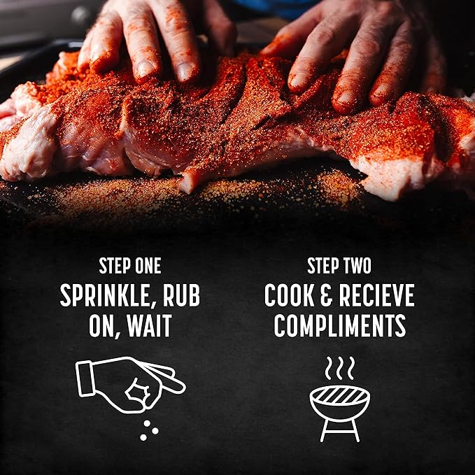 Spice Rack Co. BBQ Seasonings And Rubs - Smoking &amp Grilling Spices and Seasonings Sets Grilling Accessories &amp Smoker Accessories Unique Fathers Day Gift For Dad Gifts For Father's Day (5 Pa