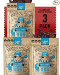 Righteous Felon Beef Jerky - Baby Blues BBQ - Gluten-Free Snacks - All-Natural Locally Sourced &amp Dried Beef Jerky - Low-Sugar High-Protein Healthy Snacks - 2 Ounces Each Pack of 3