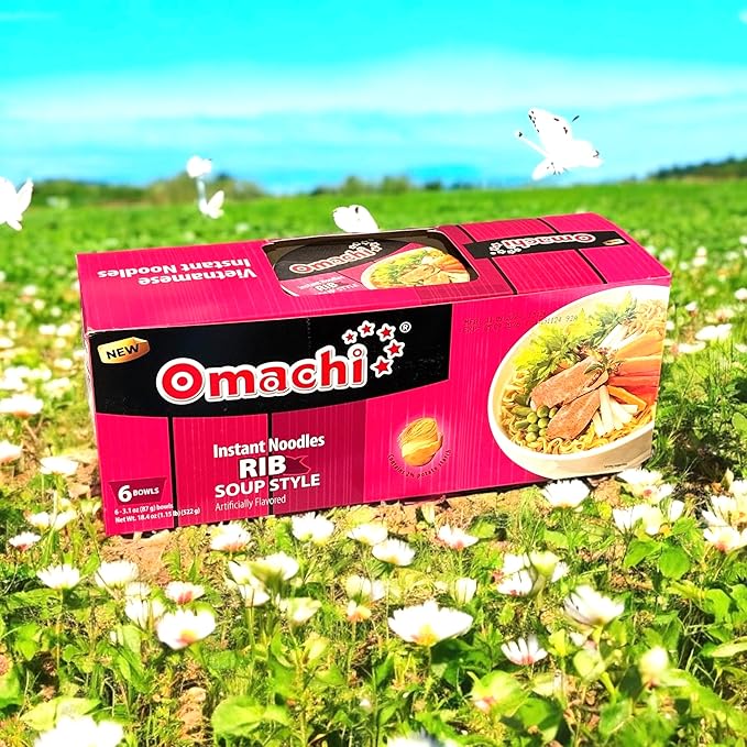 Asia Style Instant Noodles (CASE SET OMACHI RIB SOUP POTATO NOODLES)