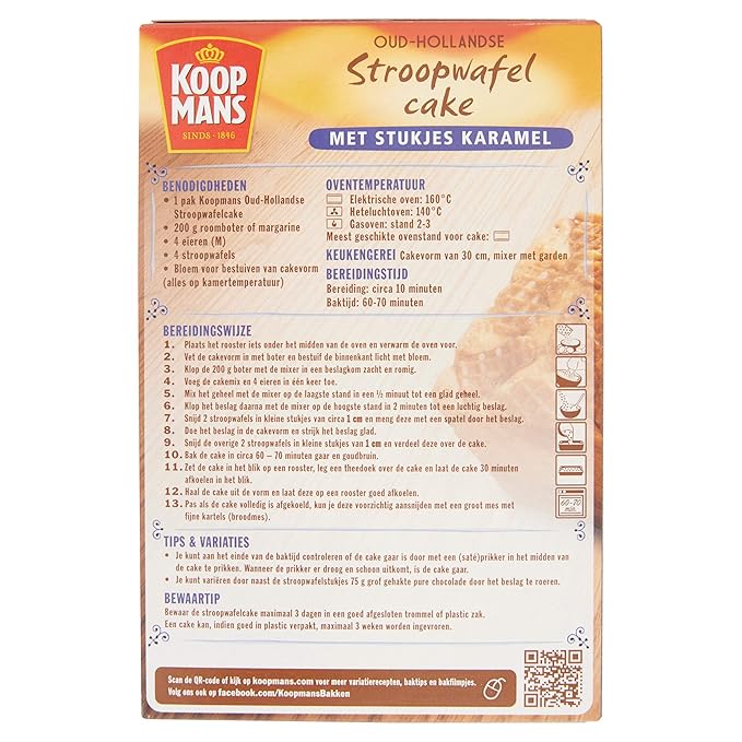 KOOPMANS STROOPWAFEL CAKE MIX 400g
