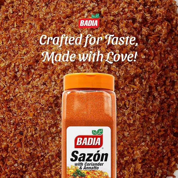Badia Sazon with Coriander &amp Annatto All-Purpose Latin Spice Blend 32 oz (Pack of 6)