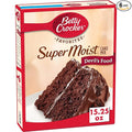 Betty Crocker Super Moist Devil's Food Cake Mix 15.25 oz (Pack of 6)