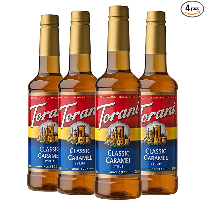 Torani Syrup Classic Caramel 25.4 Ounces (Pack of 4)