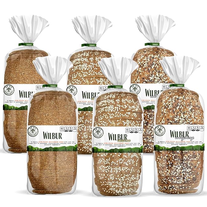 Dr. B's Multigrain Bread | 1g Net Carbs &amp 7g Protein | Low Calorie Vegan Sugar Free | Fresh Sliced Keto &amp Low Carb Bread Loaf (6 Pack (16 oz) Variety)