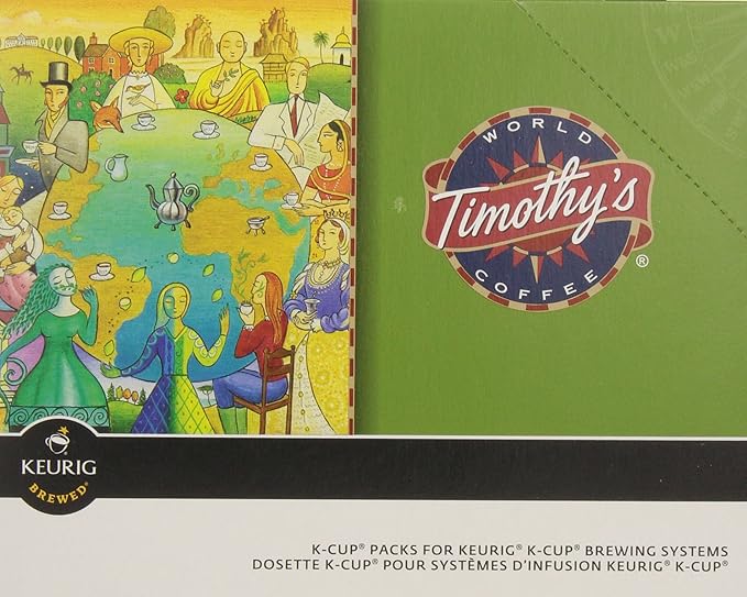 Timothy's World Coffee-K-Cups Twist Green Tea Cranberry 24-Count