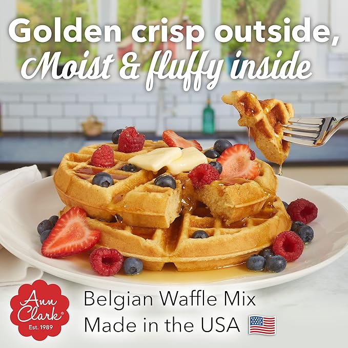 Ann Clark Gourmet Belgian Waffle Mix 16 oz. (2 Pack)