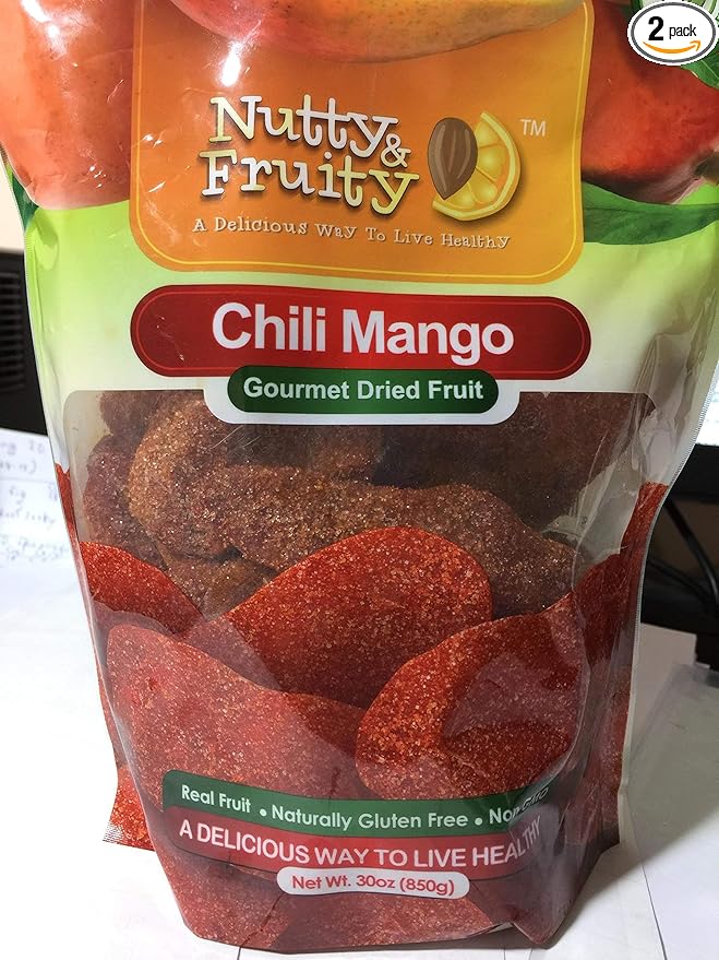 Nutty &amp fruity chili mango gourmet dried fruit 30 oz. (850g) Set of 2