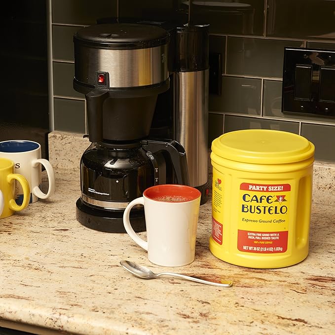 Café Bustelo Espresso Dark Roast Ground Coffee 36 Ounce (Pack of 3)