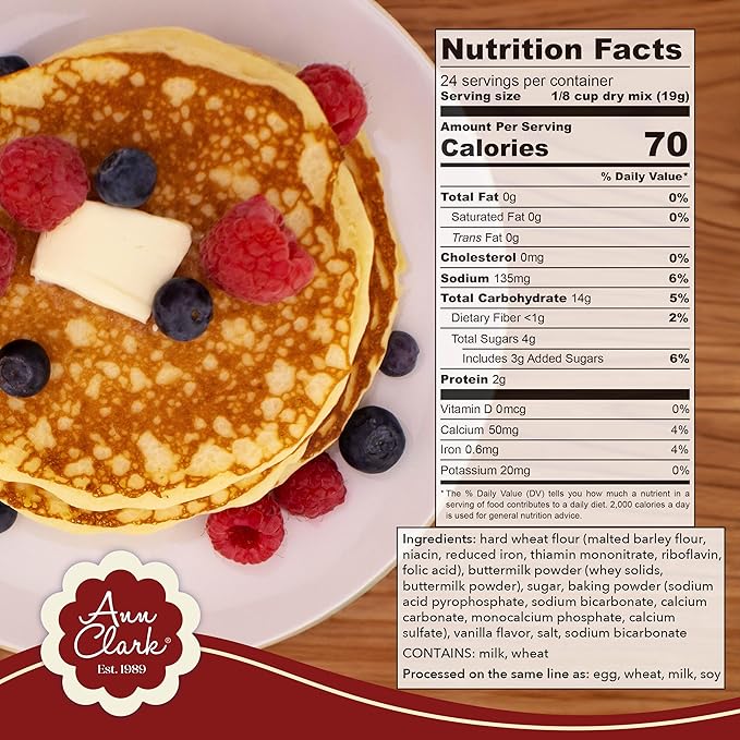 Ann Clark Buttermilk Pancake Mix 16 oz (2 Pack)