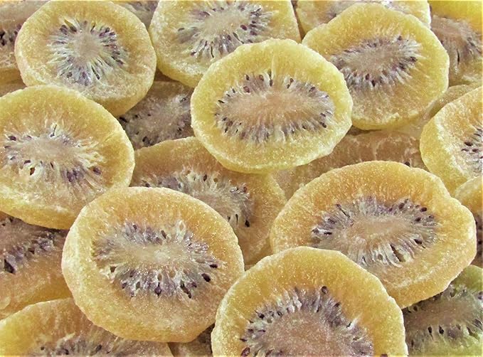 Dried Kiwi Slices by Its Delish 10 lbs Bulk | Low Sugar - No Color Added - Sweet Dried Kiwi Fruit