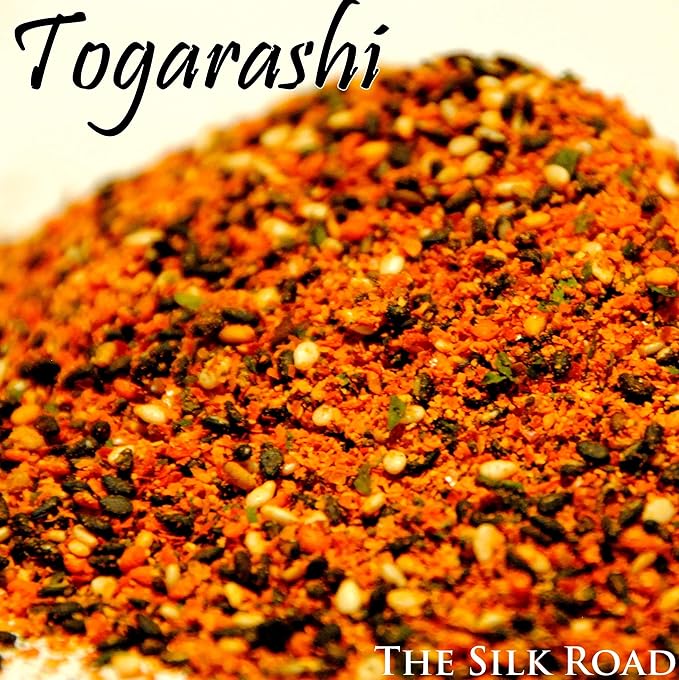 Japanese Togarashi Spice Blend from The Silk Road Restaurant &amp Market (2oz) No Salt | All Natural Japanese Seasoning | Vegan | Gluten Free Ingredients | NON-GMO | No Preservatives