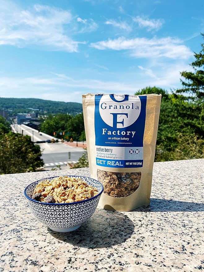 Granola Factory Native Berry All-Natural Sweet and Salty Breakfast Cereal Snack (Native 3 pack) 11 ounce (Pack of 3)