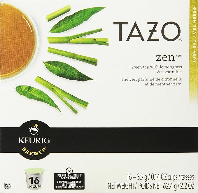 Tazo Zen Green Tea Keurig K-Cups 16 Count