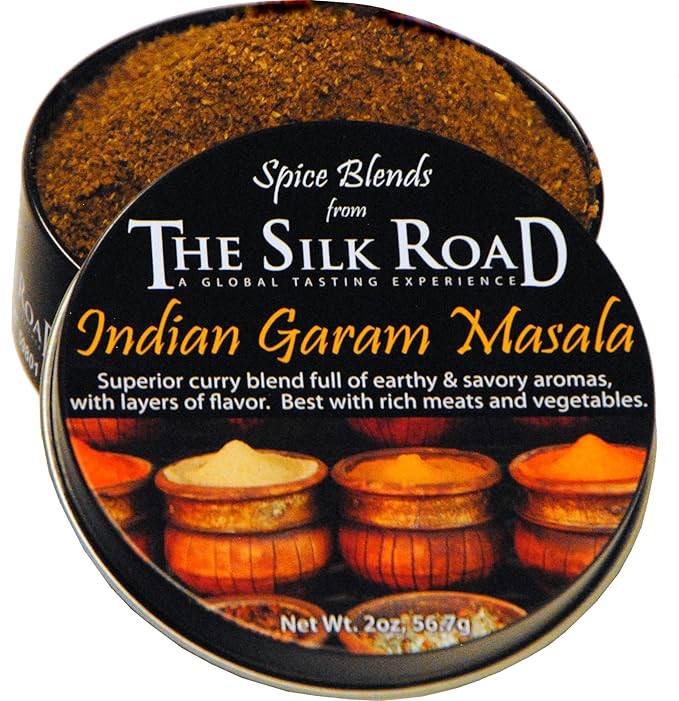 Indian Garam Masala Spice Blend from The Silk Road Restaurant &amp Market (2oz) No Salt | All Natural Garam Masala Seasoning | Vegan | Gluten Free Ingredients | NON-GMO | No Preservatives