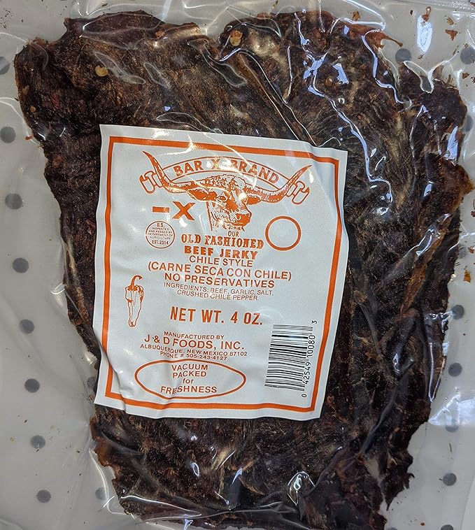 Old Fashioned Beef Jerky (Carne Seca) (Red Chile 4 oz)