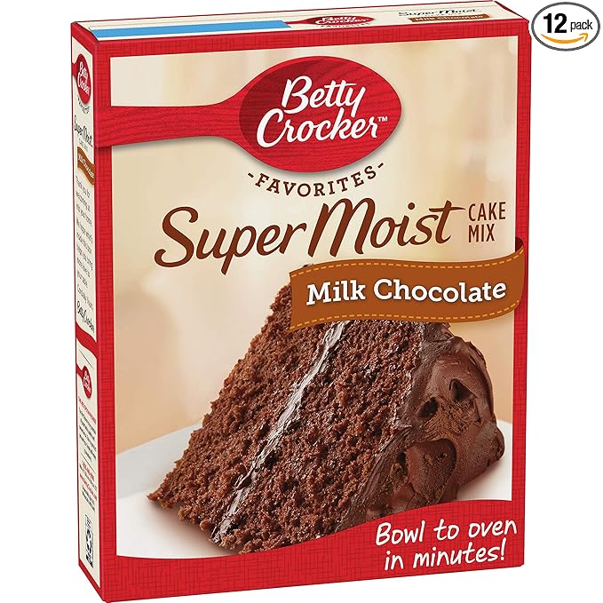 Betty Crocker Super Moist Milk Chocolate Cake Mix 15.25 oz