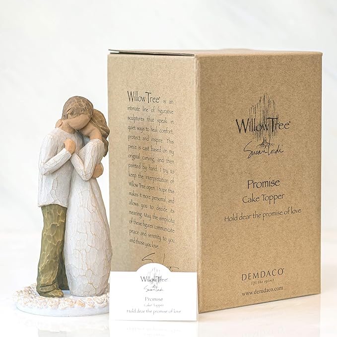 Willow Tree Promise Sculpted Hand-Painted Cake Topper