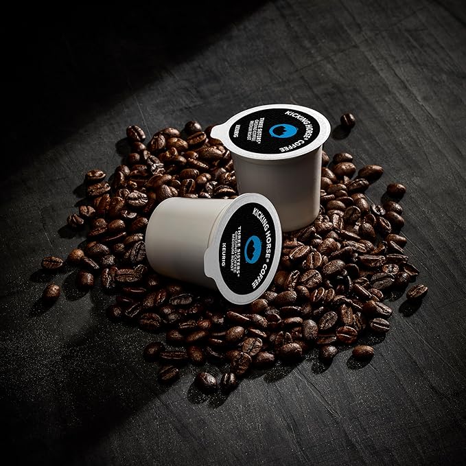 Kicking Horse Coffee Three Sisters Single Serve Keurig K-Cup Pods Medium Roast Coffee 60-Count Box