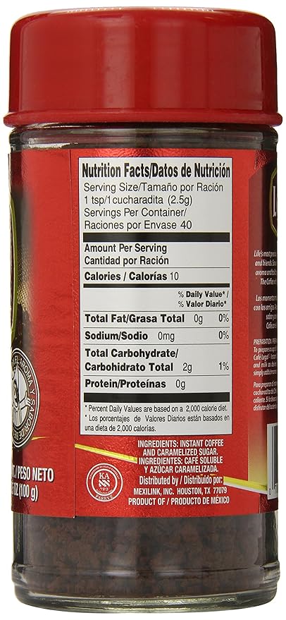 Cafe Legal Instant Coffee 3.5-Ounce (Pack of 6)