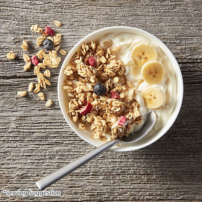 Bear Naked Granola Cereal Vegan Breakfast Snacks Triple Berry Crunch (6 Bags)