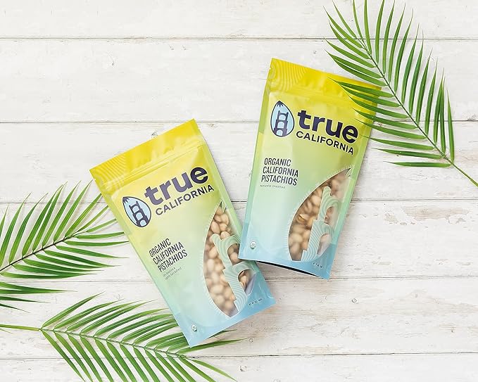 True California Organic Pistachios Raw &amp Dry Roasted Lightly Sea Salted Bundle