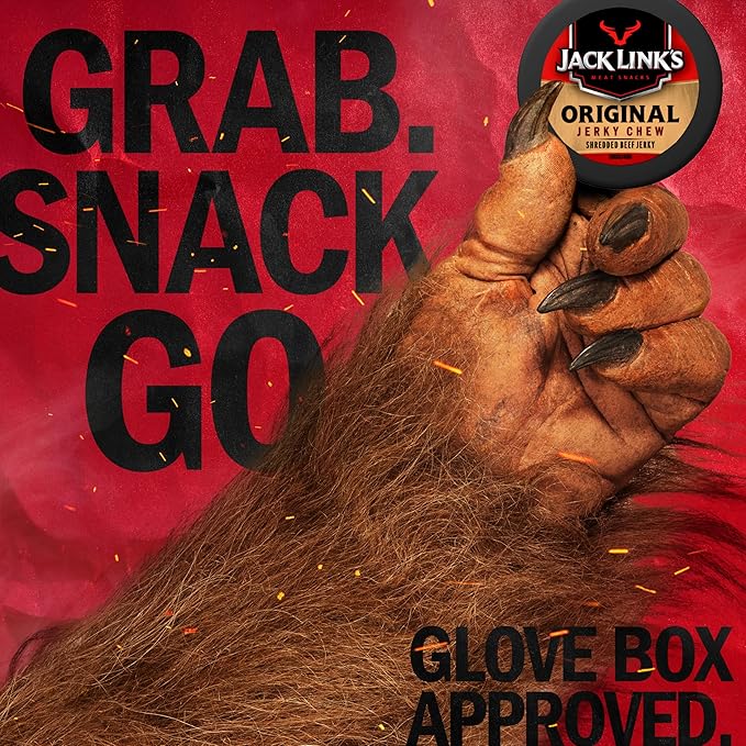 Jack Link's Original Beef Jerky Chew - (36 Pack) 0.32 oz Tins - Ready to Eat Protein Snacks - 4g Protein per Serving - Made with 100% Real Beef