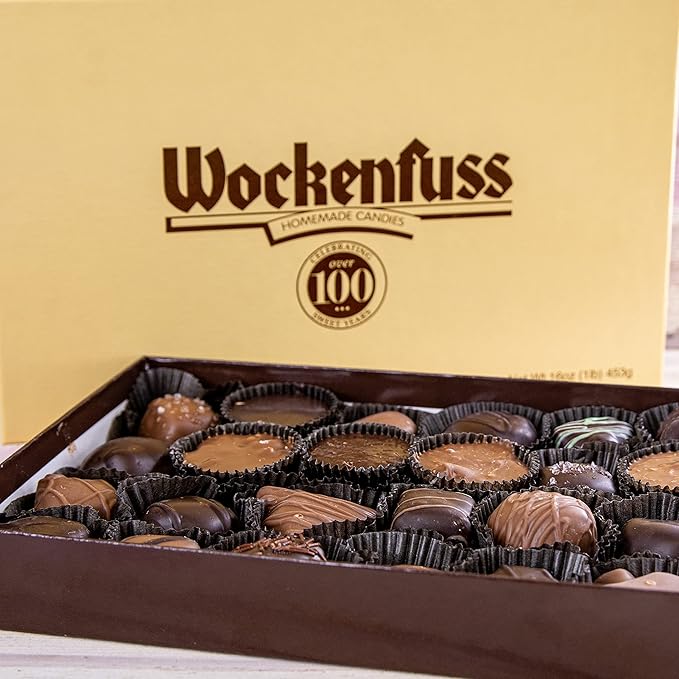 Wockenfuss Candies Deluxe Assortment - Milk &amp Dark - 2lb