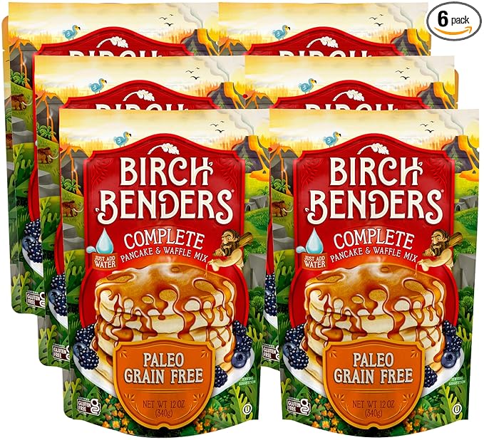 Birch Benders Paleo Pancake And Waffle Mix 12 oz (Pack of 6)