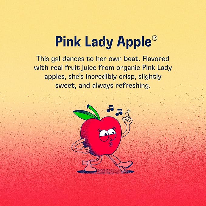 Health-Ade Pink Lady Apple® Kombucha Organic Drink 12-Pack (11.5 Fl Oz Cans) - Fermented Tea with Probiotics Non-GMO Vegan Gluten-Free