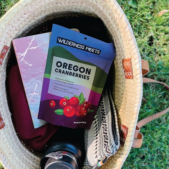 Wilderness Poets Oregon Cranberries (Sweetened with Apples) - Bulk Dried Cranberries - 5 Pound (Pack of 1)
