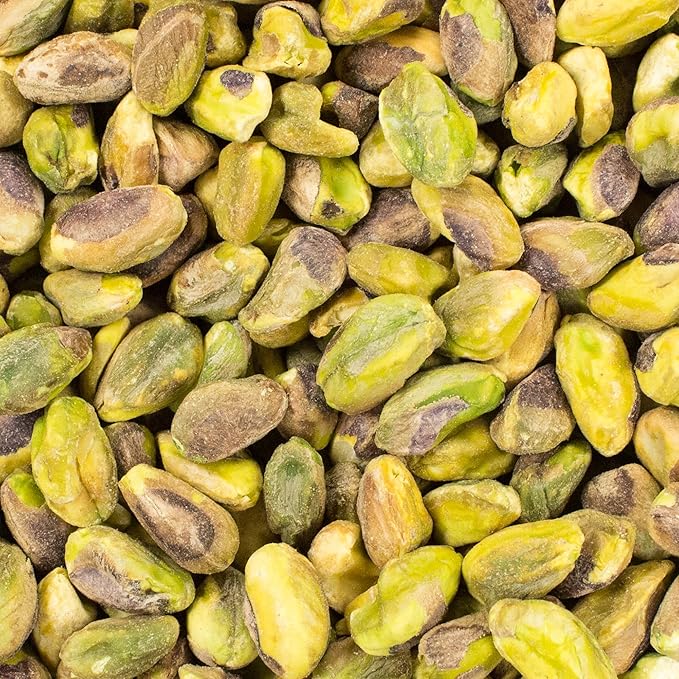 Setton Farms Shelled Pistachio Kernels Dry Roasted No Salt 20 Ounce (No Shells Unsalted) (Also perfect for making Dubai Chocolate) (Pack of 2)