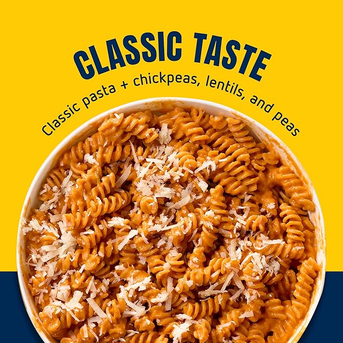 BARILLA Protein+ (Plus) Rotini Pasta 14.5 Ounce - plant based pasta - Made from Lentils Chickpeas &amp Peas - Non-GMO Kosher Certified and Vegan
