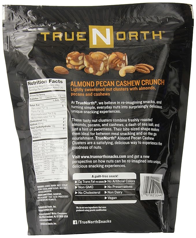True North Almond Pecan Cashew Clusters 20oz (567g)