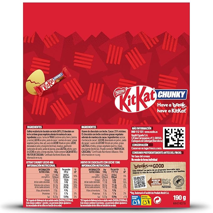 Kit Kat Chunky Large Egg 190g