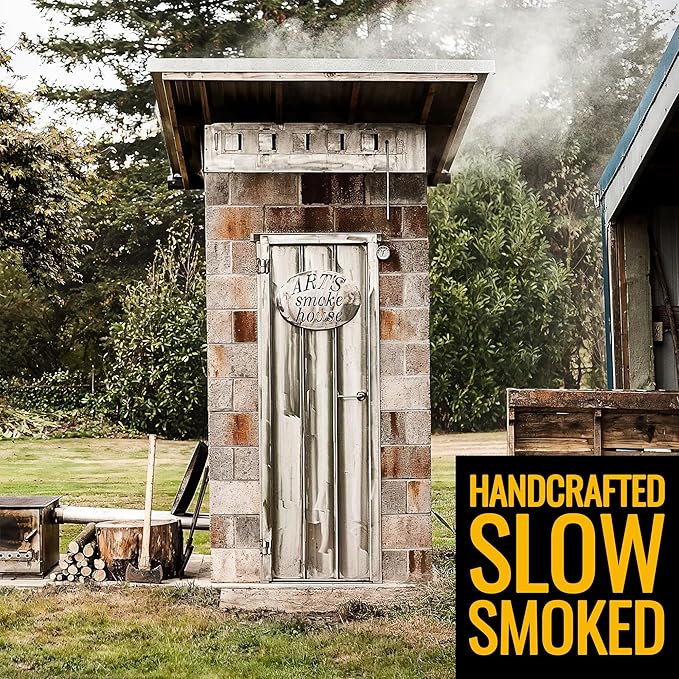 Tillamook Country Smoker Zero Sugar Beef &amp Pork Sticks Variety Pack (18 Count) - Original Spicy Jalapeno &amp Teriyaki Flavors Keto-Friendly Real Hardwood Slow-Smoked 11g Protein Per Serving
