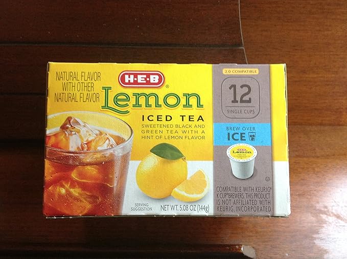 H.E.B Variety Iced Tea (Half and Half Iced Tea &amp Lemonade Raspberry Iced Tea Lemon Iced Tea Peach Iced Tea) 48 counts