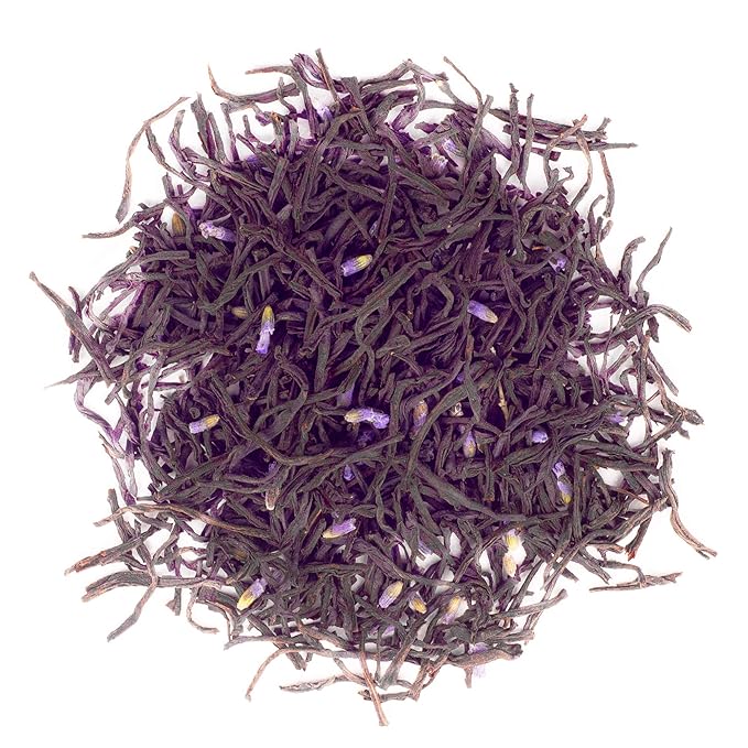 Pantenger Lavender Earl Grey Tea. 3.5 OZ | Ceylon Black Tea Loose Leaf Bergamot Essential Oil and Lavender Blossoms | Lavender Tea. Packed in USA.