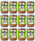 Once Again Organic Creamy Cashew Butter 16oz - Unsweetened - USDA Organic Gluten free Certified Vegan Kosher Peanut Free - Glass Jar - 12 Pack